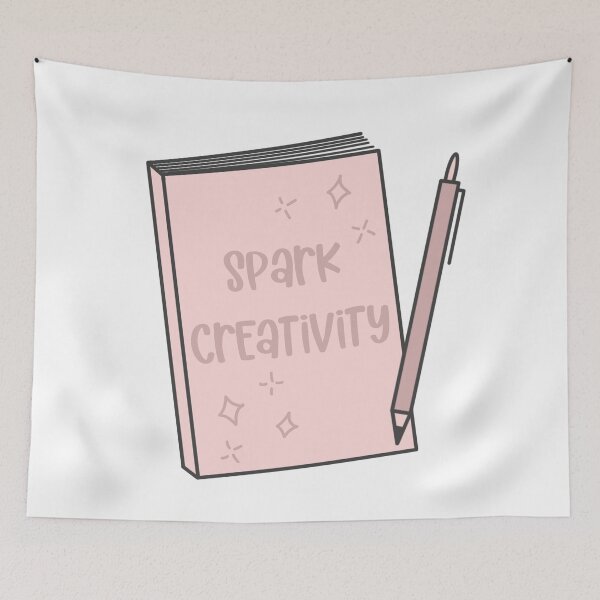 Item preview, Diario y bolígrafo Spark Creativity designed and sold by Ebony Devine.