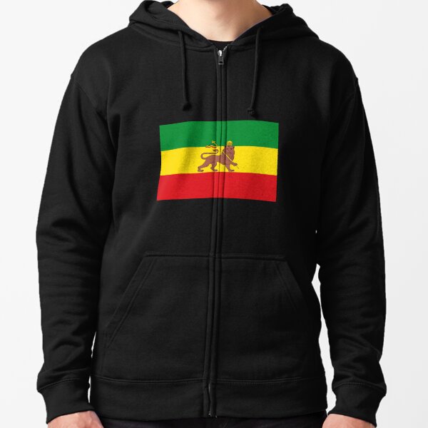 Kings Of NY Jamaica Flag Country Chest Pullover Hoody Hoodie 