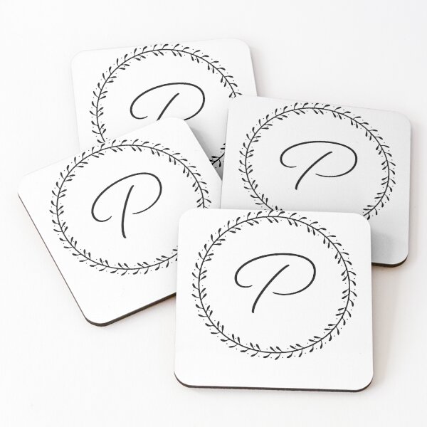 Item preview, P Letter Wreath designed and sold by Stacia Boyd.