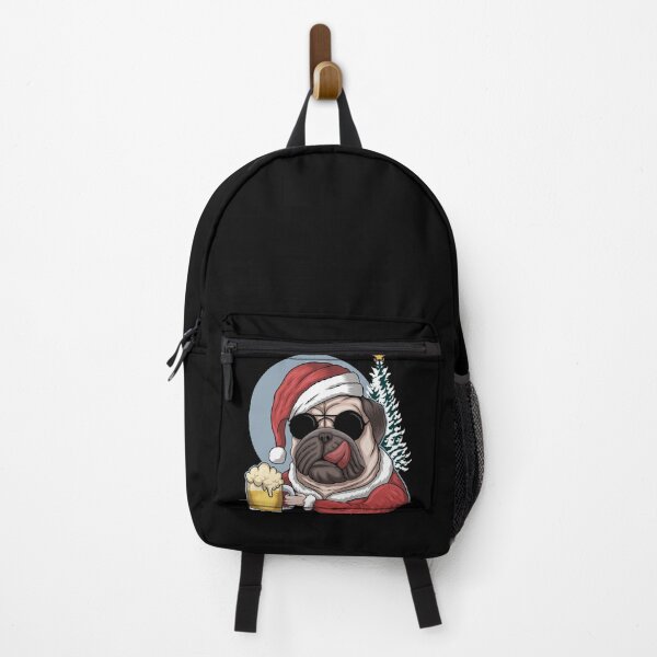 Item preview, Christmas Pug, Santa Pug designed and sold by Meaningfully.