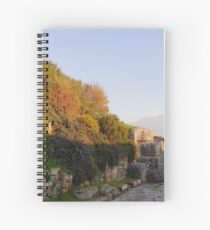 Pompeii Sunset Landscape Spiral Notebook