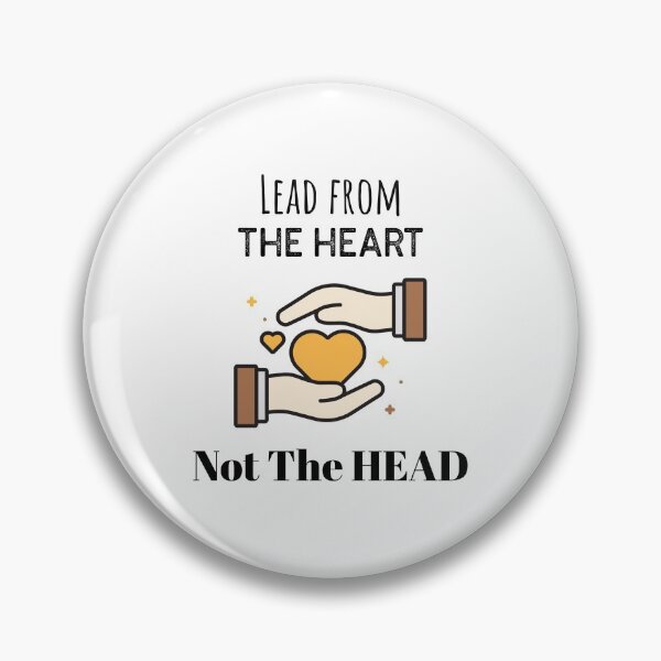 Item preview, Lead From The Heart, Not The Head - Quote designed and sold by Coffisher.