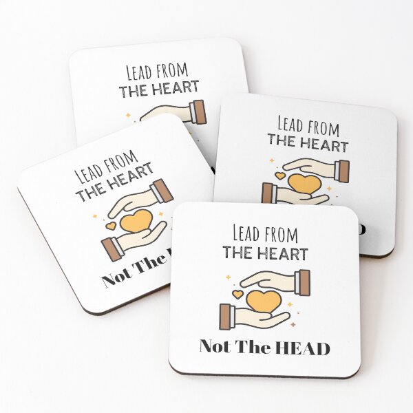Item preview, Lead From The Heart, Not The Head - Quote designed and sold by Coffisher.