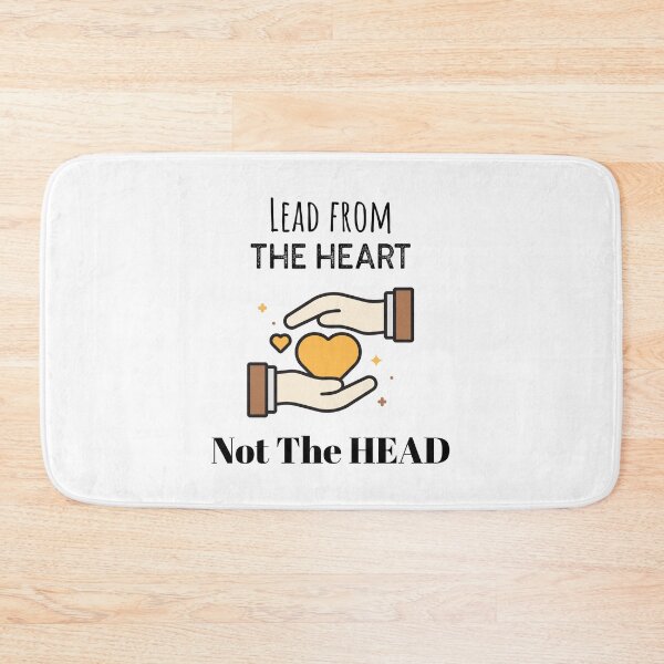 Item preview, Lead From The Heart, Not The Head - Quote designed and sold by Coffisher.