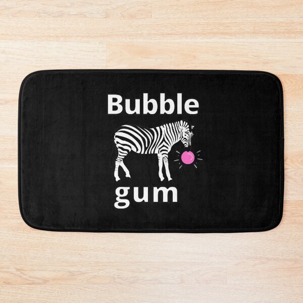Item preview, Zebra bubble gum, blowing a pink bubble designed and sold by VondasCreations.