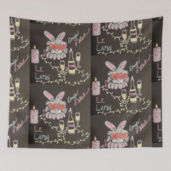 Item preview, Le Lapin the Heart Shaped Glasses Rabbit designed and sold by CeeMartinez.