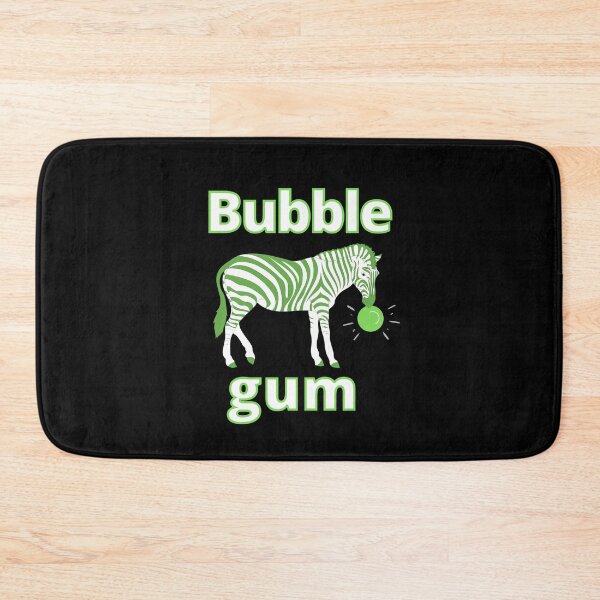 Item preview, Zebra bubble gum, blowing a green bubble designed and sold by VondasCreations.