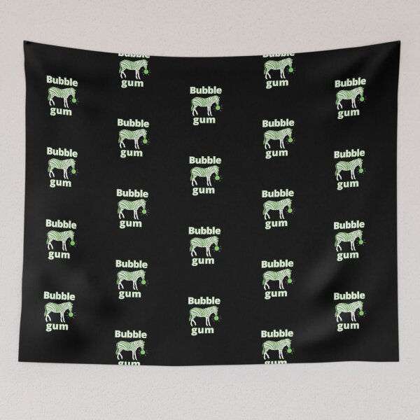 Item preview, Zebra bubble gum, blowing a green bubble designed and sold by VondasCreations.