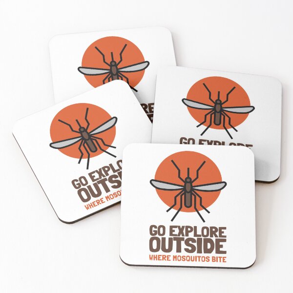 Item preview, Go Explore Outside Where Mosquitos Bite - Funny Outdoors designed and sold by bradycarstens.