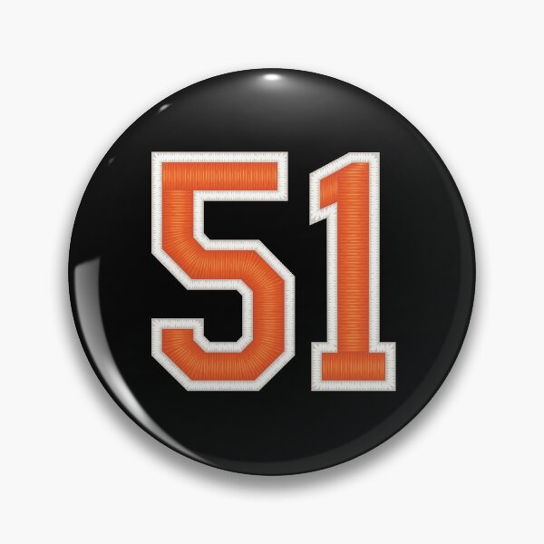 Item preview, Sports Number 51 Jersey fifty-one Orange designed and sold by elhefe.