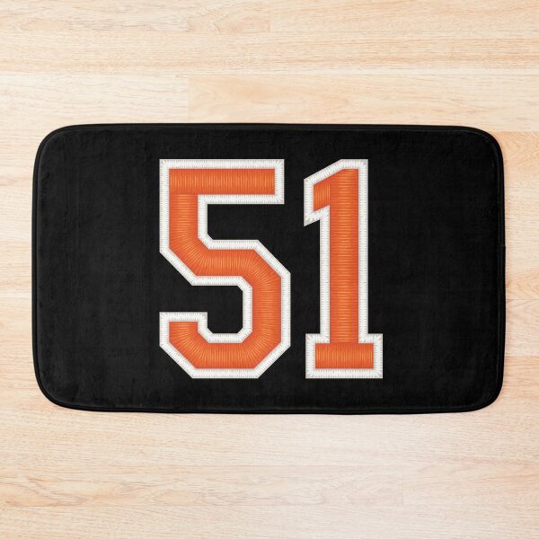 Item preview, Sports Number 51 Jersey fifty-one Orange designed and sold by elhefe.