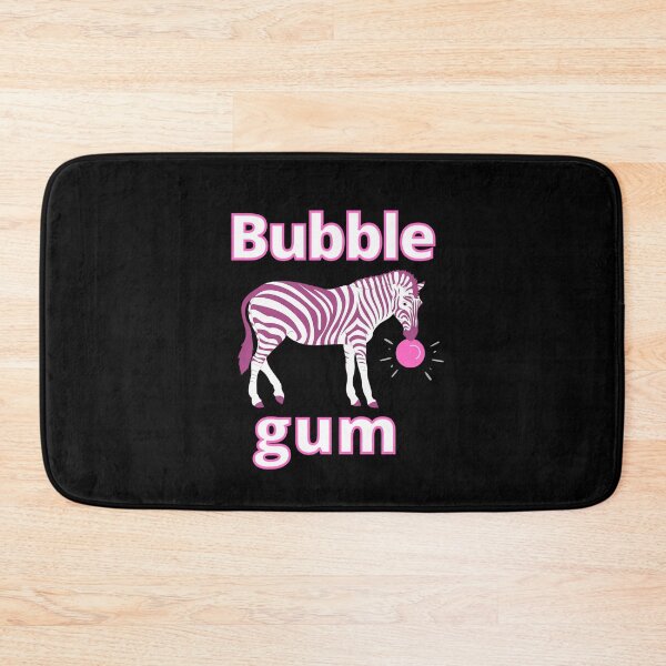 Item preview, Zebra bubble gum, blowing a pink bubble designed and sold by VondasCreations.