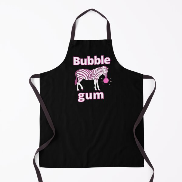 Item preview, Zebra bubble gum, blowing a pink bubble designed and sold by VondasCreations.
