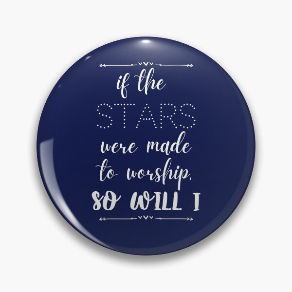 Item preview, If the Stars Were Made to Worship So Will I | Christian | Bible Verse | Navy Blue | Scripture  designed and sold by Jeleedesigns.