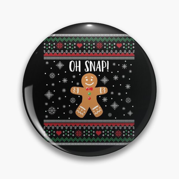 Item preview, Ugly Christmas - Oh Snap! Gingerbread Man designed and sold by EstelleStar.