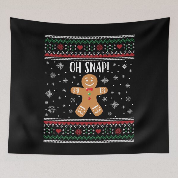 Item preview, Ugly Christmas - Oh Snap! Gingerbread Man designed and sold by EstelleStar.