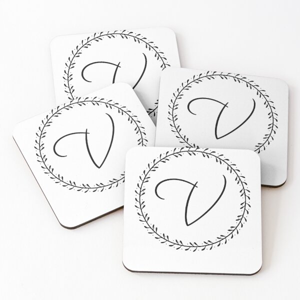Item preview, V Letter Wreath designed and sold by Stacia Boyd.
