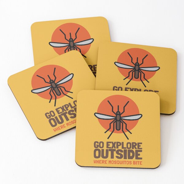 Item preview, Go Explore Outside Where Mosquitos Bite - Funny Outdoors designed and sold by bradycarstens.