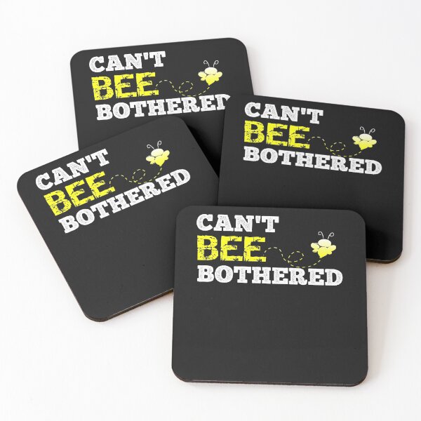 Item preview, Can't Bee Bothered- Funny Bee Lover designed and sold by SharpThreadZ.
