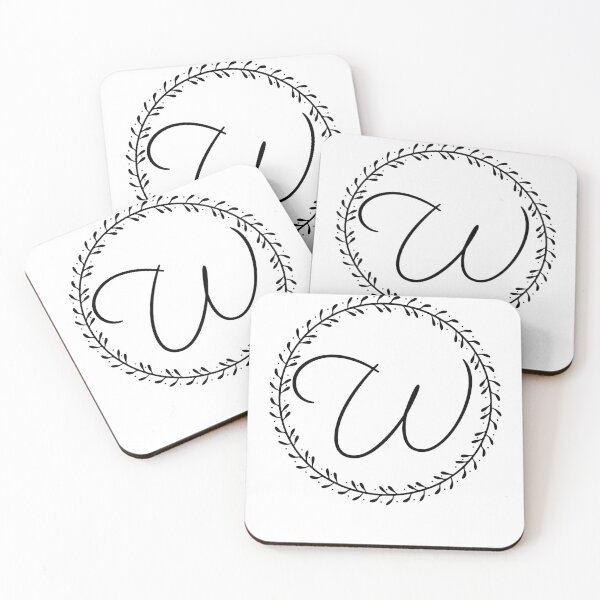 Item preview, W Letter Wreath designed and sold by Stacia Boyd.
