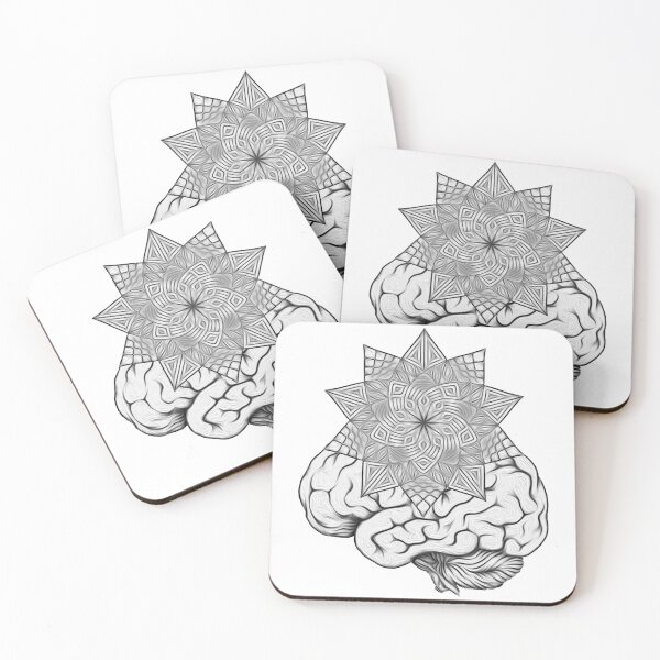 Item preview, BRAINFLOWER POLYGONAL MANDALA LOGO designed and sold by BRAIN-FLOWER.