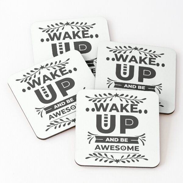 Item preview, wake up and be awesome designed and sold by buzz1days.