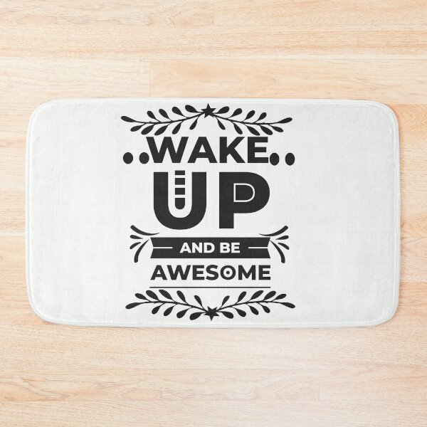 Item preview, wake up and be awesome designed and sold by buzz1days.