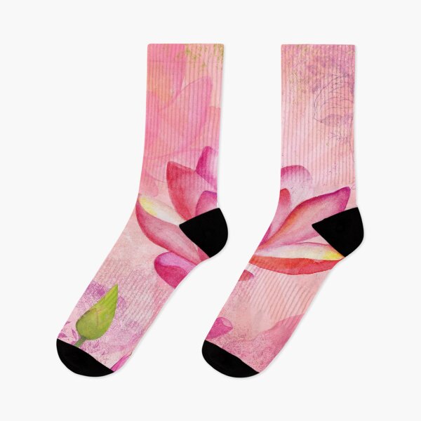 Item preview, Pink Lotus watercolor designed and sold by Sue Zipkin.