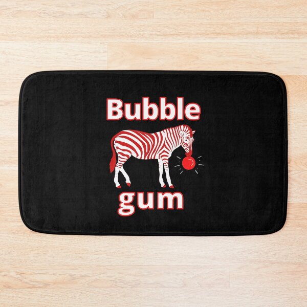 Item preview, Zebra bubble gum, blowing a red bubble designed and sold by VondasCreations.