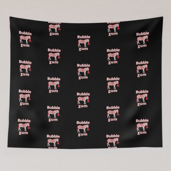 Item preview, Zebra bubble gum, blowing a red bubble designed and sold by VondasCreations.