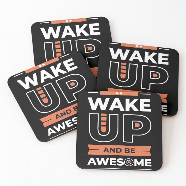 Item preview, wake up and be awesome designed and sold by buzz1days.
