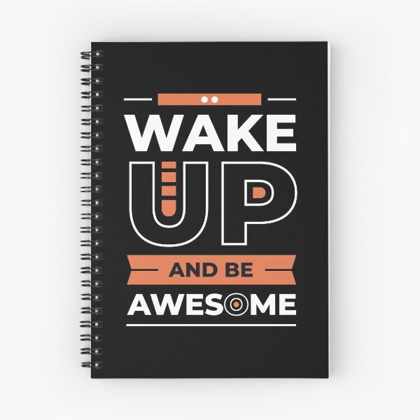 Item preview, wake up and be awesome designed and sold by buzz1days.