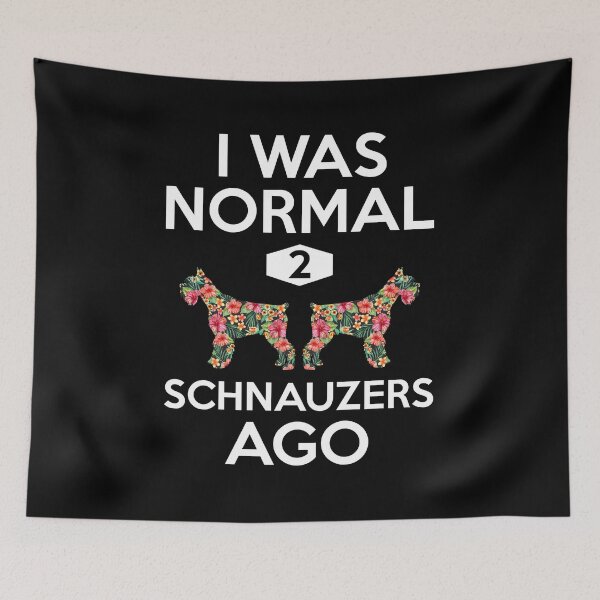 Item preview, Yo era normal hace 2 Schnauzers designed and sold by teesakura90.