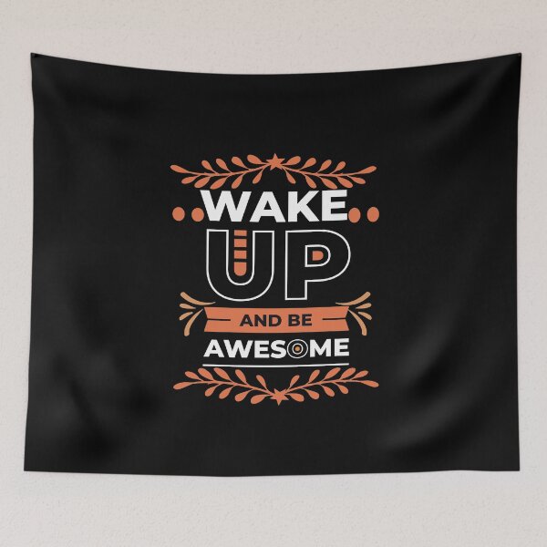 Item preview, wake up and be awesome designed and sold by buzz1days.
