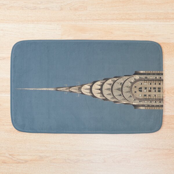 Chrysler Building in sunshine Bath Mat