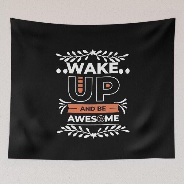 Item preview, wake up and be awesome designed and sold by buzz1days.