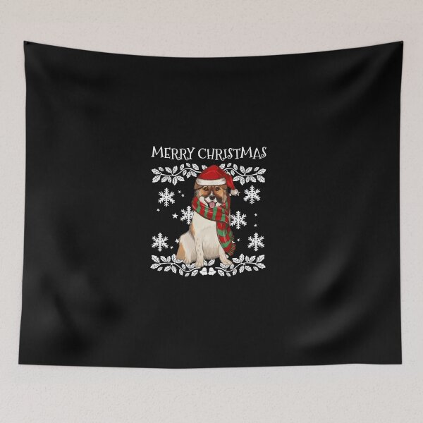Item preview, Merry Christmas Ornament Icelandic Sheepdog Xmas Santa designed and sold by MyintThan09.