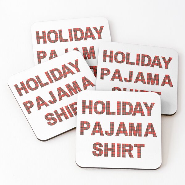 Item preview, Plaid Holiday Pajama Shirt designed and sold by LiveAndGlow.