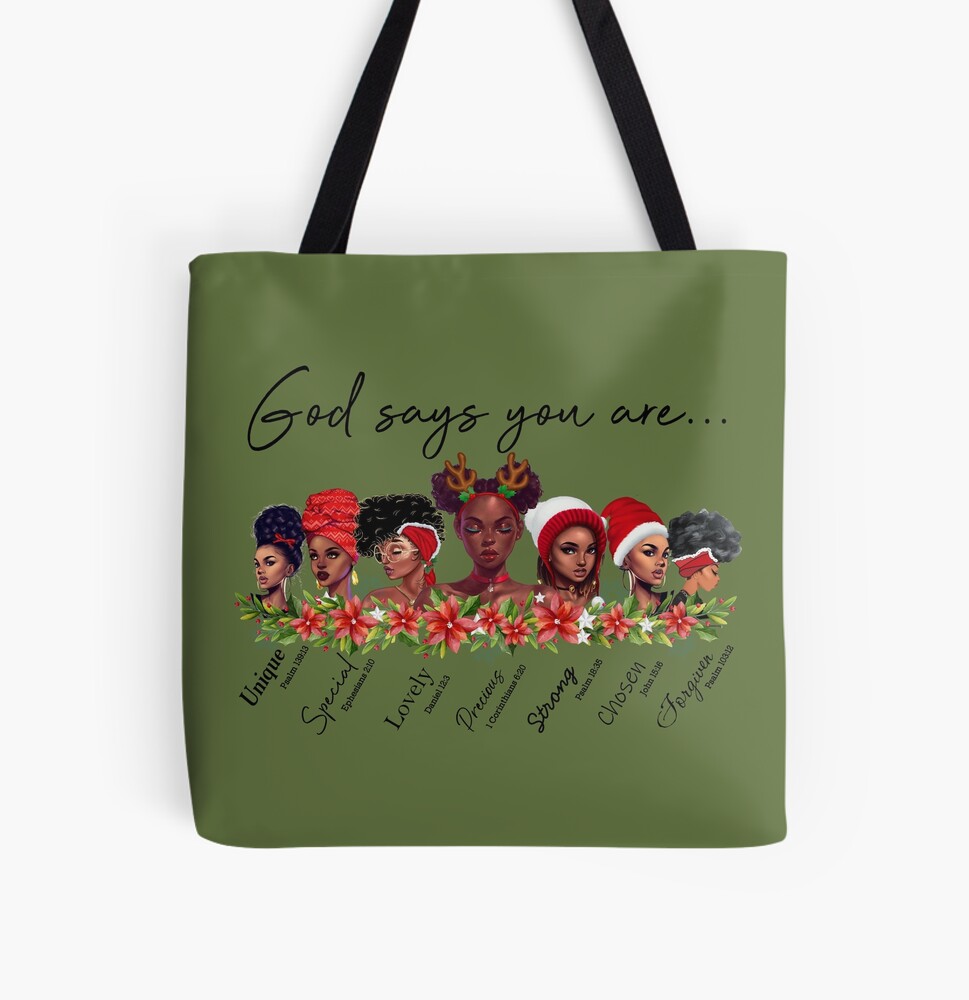 GOWA 3 Religious Themed Inspirational Christian Tote Bags for Women