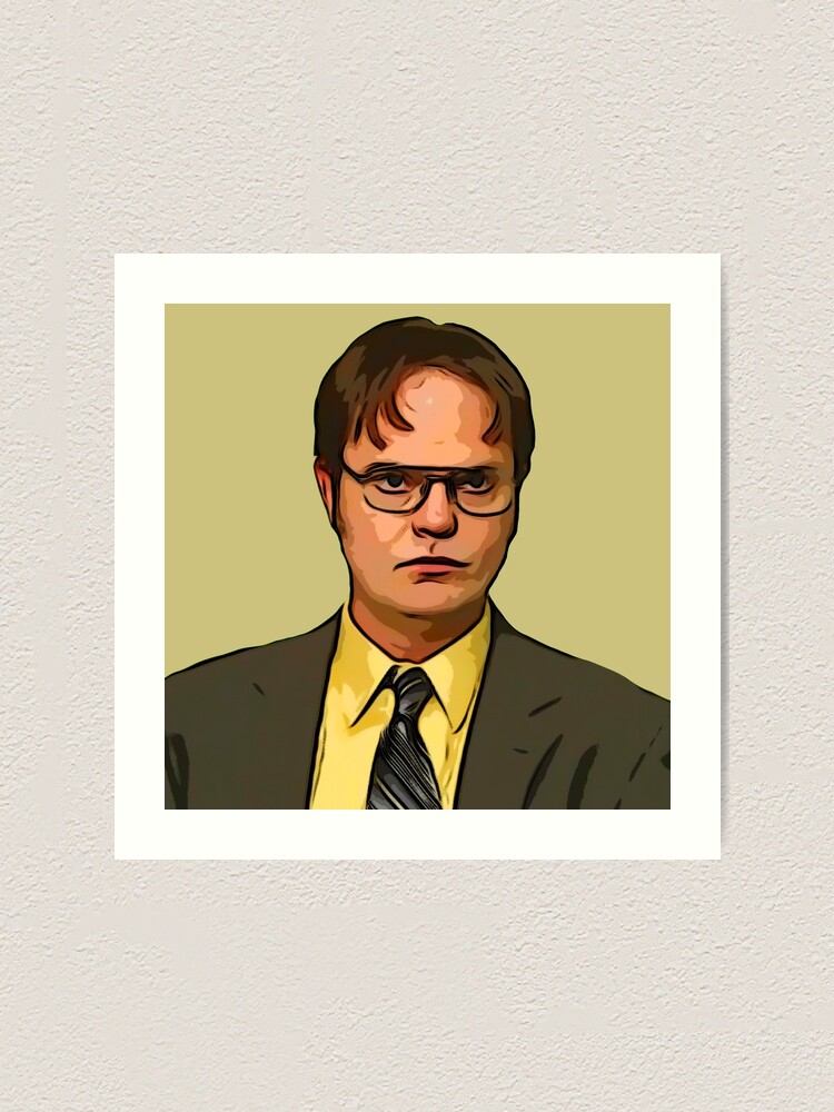 Dwight Schrute 2 Tv Show The Office Art Print By Apurva Redbubble 