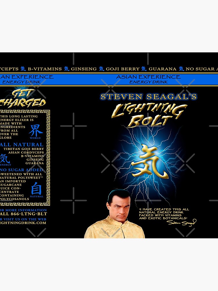Steven Seagal Energy Drink by StudioMarimo