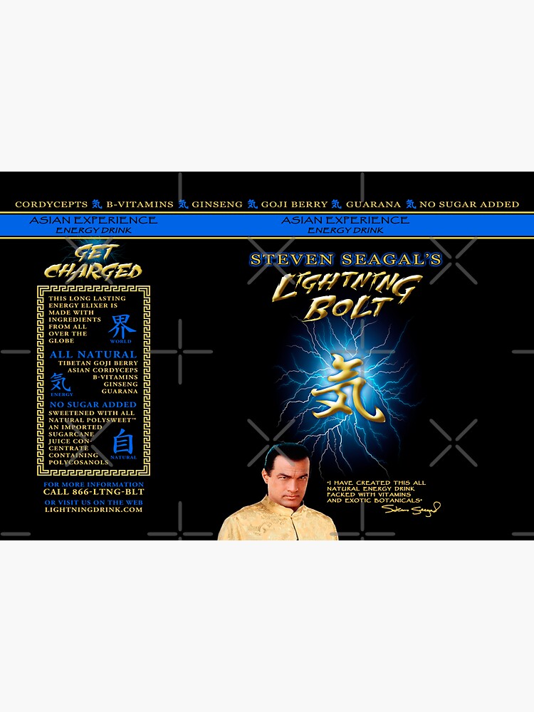 Steven Seagal Energy Drink by StudioMarimo