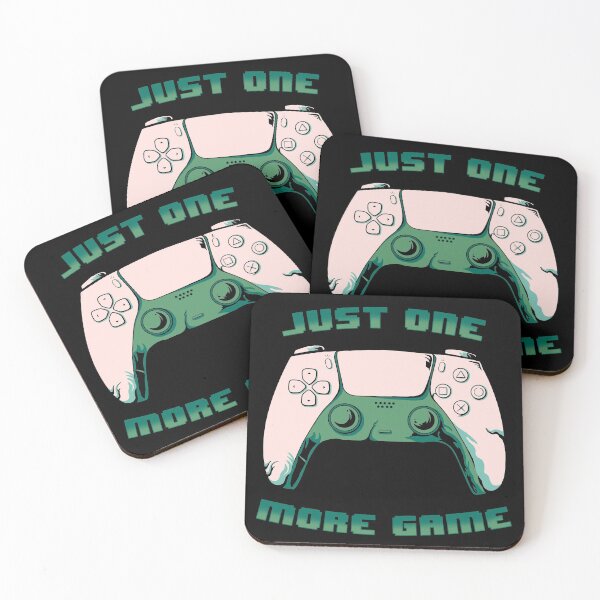 Item preview, JUST ONE MORE GAME controller cute gaming geek designed and sold by leepianti.