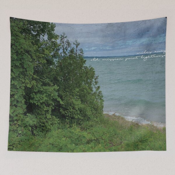 Item preview, Old Mission Lighthouse designed and sold by Emma Hulet.
