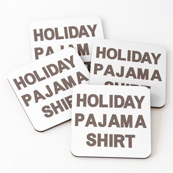 Item preview, Plaid Holiday Pajama Shirt designed and sold by LiveAndGlow.