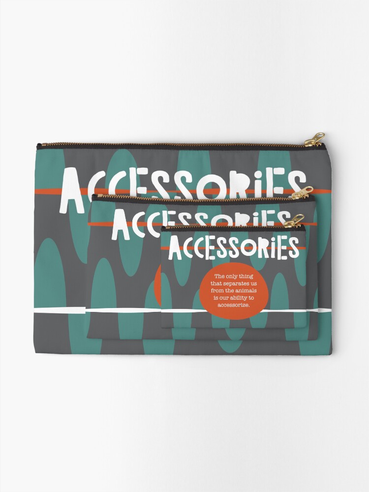 Thumbnail 2 of 4, Zipper Pouch, Our Ability to Accessorize designed and sold by 6256design.