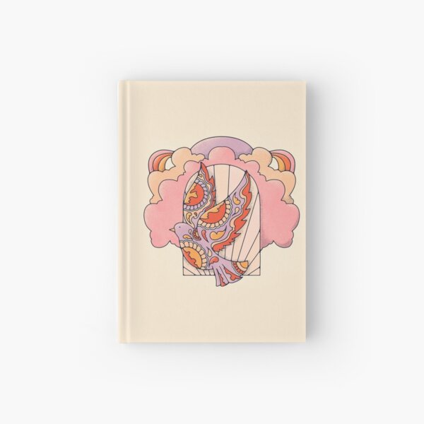 Bird Flying with Fearless Freedom Hardcover Journal