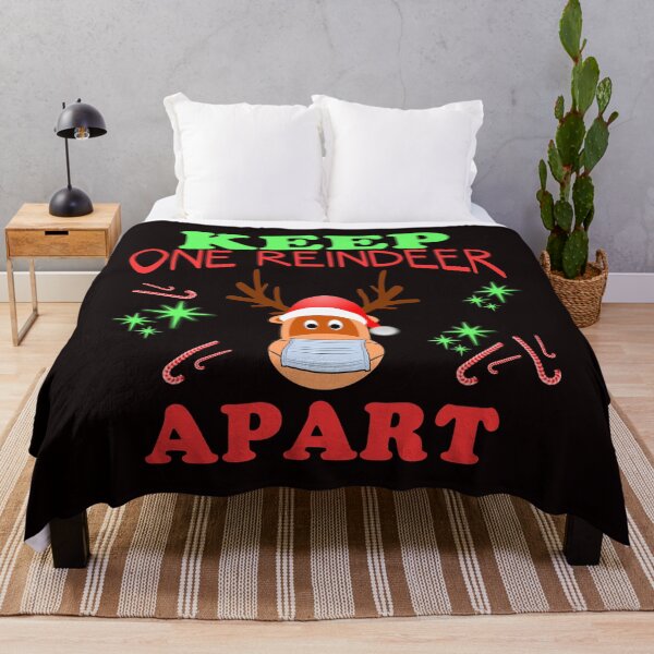 Item preview, Keep One Reindeer Apart - Funny Masked Reindeer Christmas Gift Ideas designed and sold by leo121687.