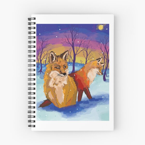 Item preview, Snowy Foxes designed and sold by Camo Crow.