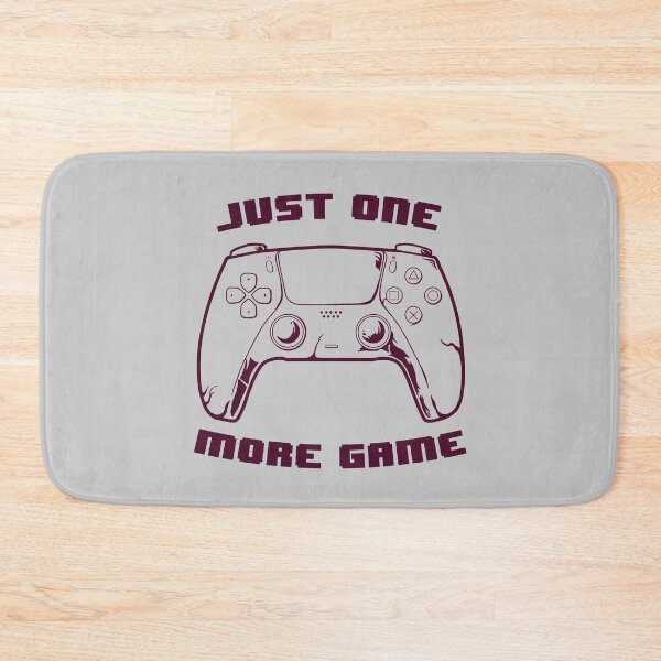 Item preview, JUST ONE MORE GAME lineart version controller cute gaming geek designed and sold by leepianti.